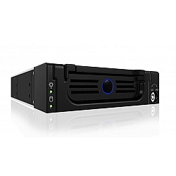 Wechselrahmen ICY-BOX IB-138 Alu SATA BLACK 1x 3.5 SATA in 5.25 Schacht