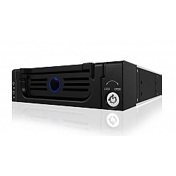 Wechselrahmen ICY-BOX IB-138 Alu SATA BLACK 1x 3.5 SATA in 5.25 Schacht