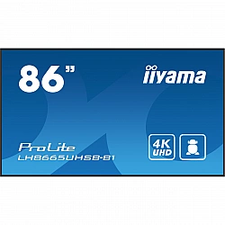 Iiyama ProLite LH8665UHSB-B1 - 218 cm (86") Diagonalklasse LCD-Display mit LED-Hintergrundbeleuchtung - Digital Signage - Android - 4K UHD (2160p)