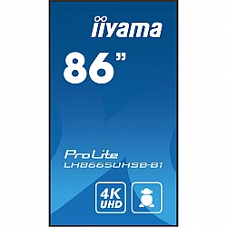 Iiyama ProLite LH8665UHSB-B1 - 218 cm (86") Diagonalklasse LCD-Display mit LED-Hintergrundbeleuchtung - Digital Signage - Android - 4K UHD (2160p)