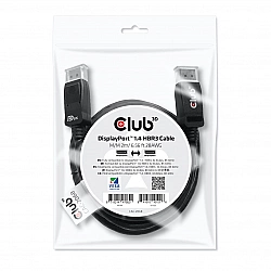 Club3D DisplayPort-Kabel 1.4 HBR3 32.4Gb/s 2m 8K60Hz St/St Polybeutel