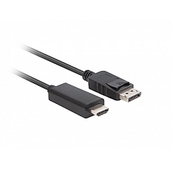 Lanberg DisplayPort to HDMI Cable CA-DPHD-11CC-0030-BK DisplayPort Male HDMI Male DP to HDMI 3 m