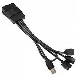 Lian Li USB 2.0 1-to-3 Hub (Type A Male Port)