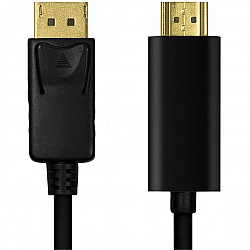 Logilink DisplayPort-Kabel DP 1.2 zu HDMI 1.4 5m black