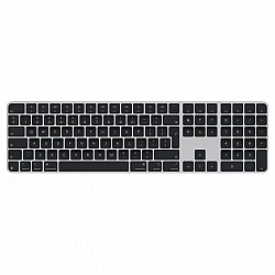Apple Magic Keyboard with Touch ID and Numeric Keypad for Mac models with Apple silicon Keyboard Wireless English Black Bluetooth, USB-C