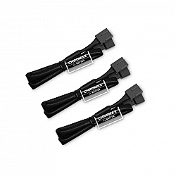 NA-SEC1 chromax.black fan extension cable set - black, 30 cm