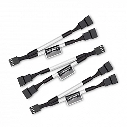 NA-SYC1 chromax.white Y-splitter cable set for fans - white