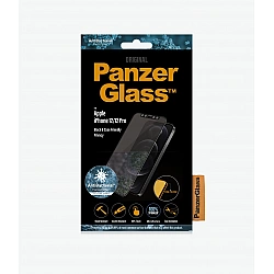 PanzerGlass Apple For iPhone 12/12 Pro Glass Black Case Friendly Privacy glass