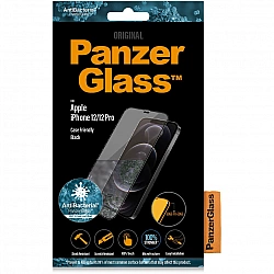 PanzerGlass Apple For iPhone 12/12 Pro Glass Black 100% touch; The coating is non-toxic Case Friendly