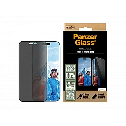 PanzerGlass Screen protector Apple iPhone 16 Pro Glass Black Ultra-Wide Fit
