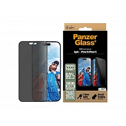 PanzerGlass ® Privacy Screen Protector iPhone 16 15 Ultra-Wide Fit Clear screen protector Apple 1 pc(s)