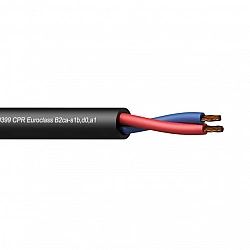 PROCAB CLS225-B2CA/3 – Loudspeaker cable - 2 x 2.5 mm2 - 13 AWG - EN50399 CPR Euroclass B2ca-s1b,d0,a1 300 m wooden reel