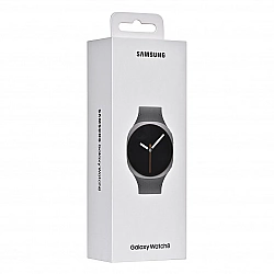 Samsung Galaxy Watch 8 3.81 cm (1.5) AMOLED 44 mm Digital 480 x 480 pixels Touchscreen Graphite Wi-Fi GPS (satellite)