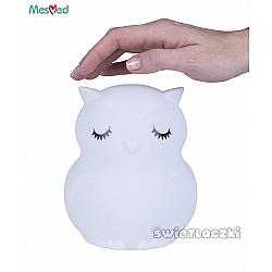 Silicone night lamp MM013 Owl with remote control