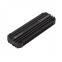 Silverstone MS12 SSD enclosure Black M.2