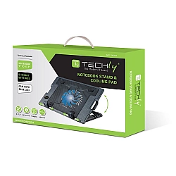 Techly Notebook stand and cooling pad for Notebook up to 17.3