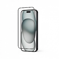 Crong Anti-Bacterial 3D Armour Glass do Apple iPhone 16 Plus/iPhone 15 Plus + ramka instalacyjna