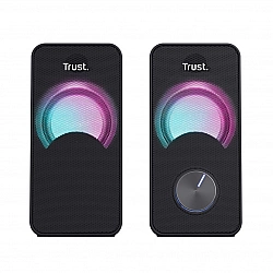 Trust Arys - RGB LED illuminated 2.0 speaker set (black)