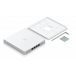 UBIQUITI U6-Enterprise-IW In-Wall Access point Dual Band WiFi 6E 4x4 MIMO 1xRJ45 2.5Gb/s PoE+ 4x RJ45 1000Mb/s