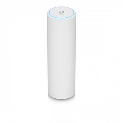 UBIQUITI U6 Mesh, WiFi 6, 6 spatial streams, 140 m² (1,500 ft²) coverage, 300+ connected devices, Powered using PoE, GbE uplink, Versatile tabletop, wall, and pole mounting, Weatherproof (outdoor exposed).
