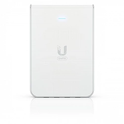 Ubiquiti U6-IW Punkt dostępowy UniFi6 In-Wall, WiFi 6 Dual Band, 1x GbE PoE In, 4x GbE PoE Out