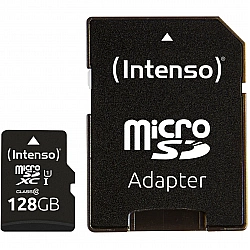 UHS-I Performance 128 GB microSDXC, Speicherkarte schwarz, UHS-I U1, Class 10