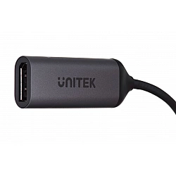 UNITEK V1415C ADAPTER USB-C - DisplayPort 1.4 8K 60Hz 15cm ALU