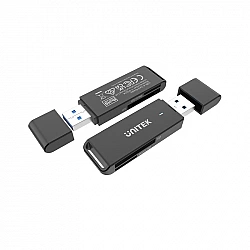 UNITEK Y-9327A card reader USB 3.2 Gen 1 (3.1 Gen 1) Type-A Black