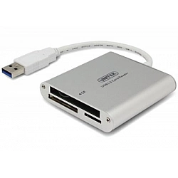 UNITEK Y-9313 card reader USB 3.2 Gen 1 (3.1 Gen 1) Silver