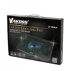 Vakoss LF-1854LK notebook cooling pad 43.2 cm (17) Black
