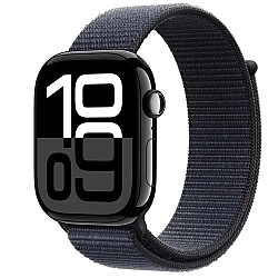 APPLE Watch Series 10 GPS 46mm Jet Black Aluminium Case with Ink Sport Loop