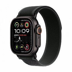 APPLE Watch Ultra 2 GPS + Cellular 49mm Black Titanium Case with Black Trail Loop - S/M
