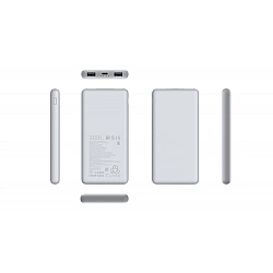 Xiaomi Powerbank - 10000 mAh - 37 Wh - 22.5 Watt - 3 A - Fast Charge - 2 Ausgabeanschlussstellen (24 pin USB-C, USB)
