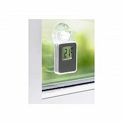 Window thermometer Hama In/Out grey