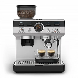 Krups XP801T Precision Espresso Machine, black/silver