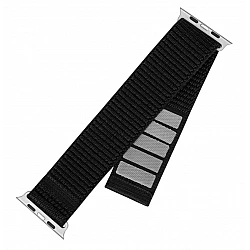 Fixed | Sporty Strap for Apple Watch 38/40/41mm | 160-210 mm | Black | Nylon