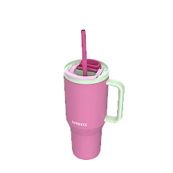 Thermal mug with telescopic straw Kambukka Rio Tumbler 950ml Bubblegum Mint