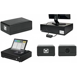 Safescan USB Kassenladenöffner UC-100, schwarz verbindet die Kassenlade mit dem PC oder POS-System, - 1 Stück (125-0578)