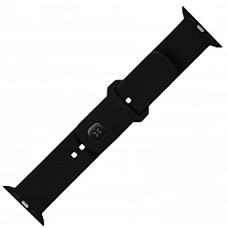 Fixed | Sporty Strap Set for Apple Watch 42/44/45mm | 170-235 mm | Black | Silicone