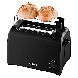 Krups ProAroma KH 1518 - Toaster - 2 Scheibe(n) - 2 Steckplatz/Steckplätze - Schwarz (KH 1518)