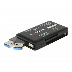 DeLOCK SuperSpeed USB 5 Gbps Card Reader for CF / SD / Micro SD / MS / M2 / xD memory cards