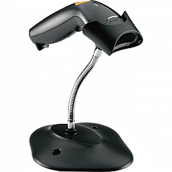Zebra LS1203 EMEA only, 1D, Kit (USB), anthrazit Handscanner, Retail, 1D, Laser, 100 Scans/Sek., inkl.: Kabel (USB), Standfuß, Farbe: anthrazit (LS1203-7AZU0100ER)