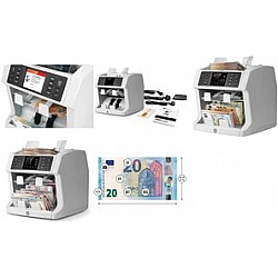 Safescan Geldschein-Zählgerät Safescan 2985-SX, grau 7-fache Falschgelderkennung für alle Währungen: UV, mag - 1 Stück (112-0649)