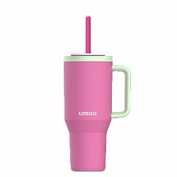 Thermal mug with telescopic straw Kambukka Rio Tumbler 950ml Bubblegum Mint