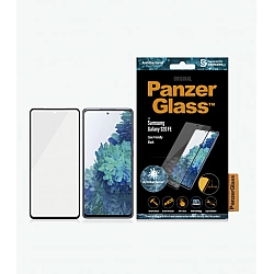 PanzerGlass Samsung Galaxy S20 FE CF Glass Black Works with face recognition and is compatible with the in-screen fingerprint reader; Case Friendly Clear Screen Protector