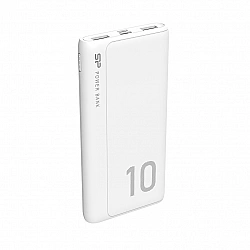 SILICON POWER GP15 Powerbank External battery 10000 mAh 2x USB 2.1A (SP10KMAPBKGP150W) White